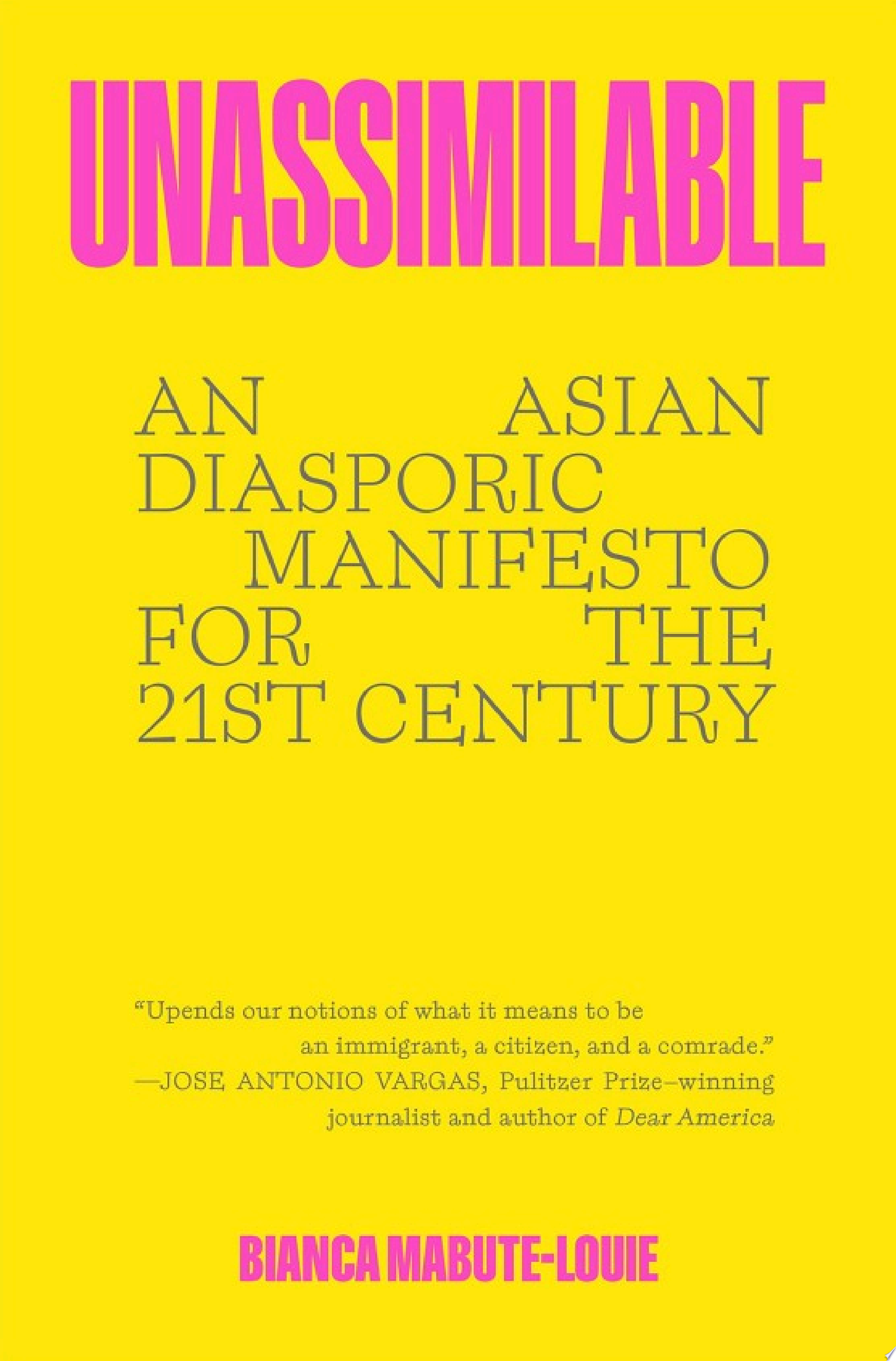 Image for "Unassimilable"