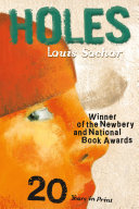 Below the title written in all caps, the profile view of a white person's face takes up most of the cover along with a seal for the Winner of the Newberry and National Book Awards