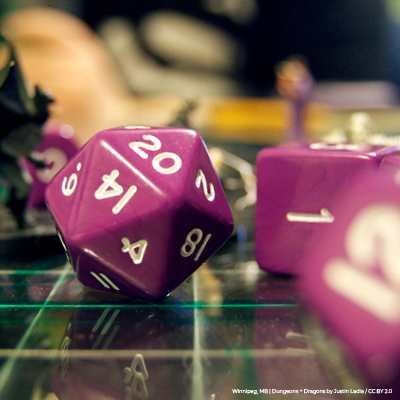 photo of dungeons and dragons dice