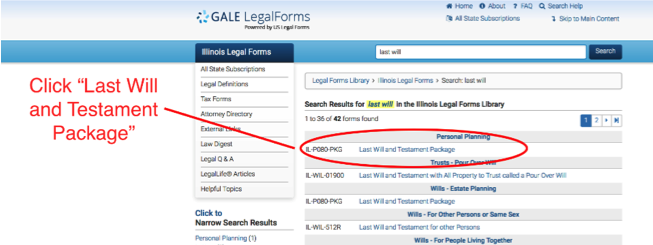 gale legal forms screenshot 4