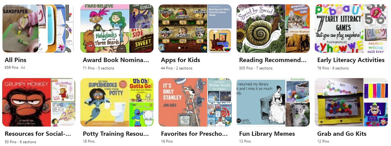 pinterest boards youth services