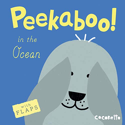 Sea otter playing peekaboo