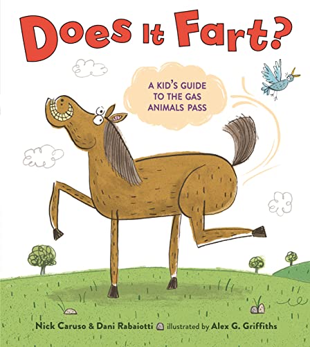 Book cover showing a cartoon horse