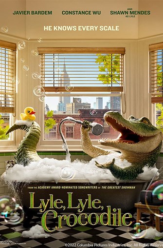 lyle lyle crocodile movie poster