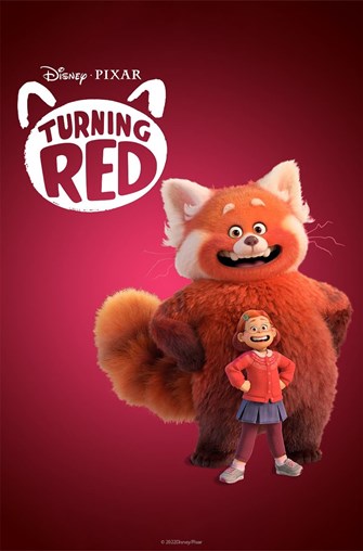 turning red movie poster