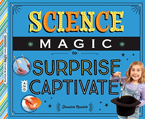 Title and photo of girl doing a magic trick