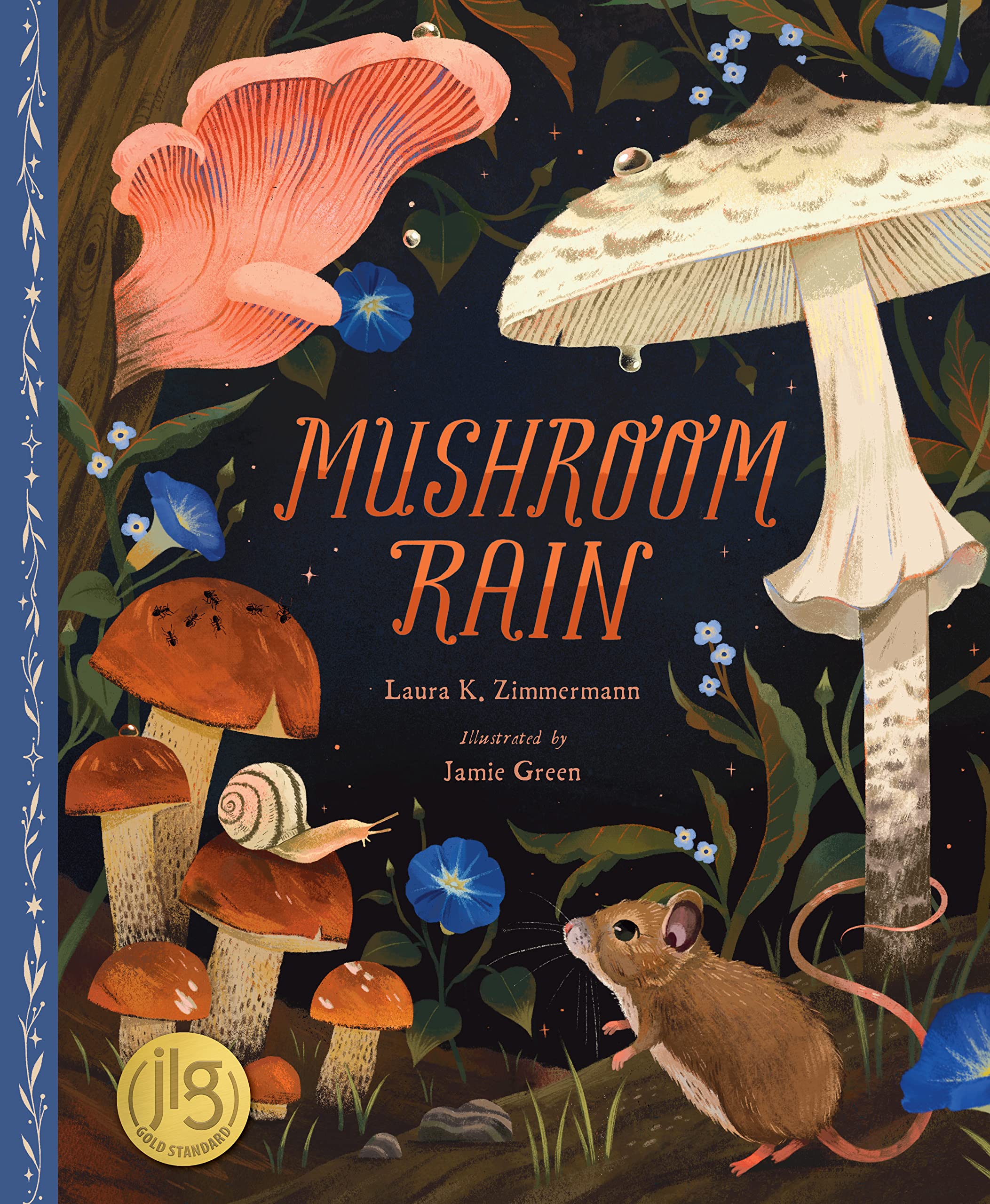 title and illustrations of mushrooms