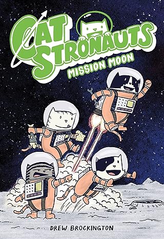 book cover catstronauts mission moon