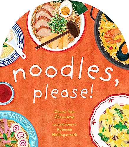 book cover with pictures of noodle dishes
