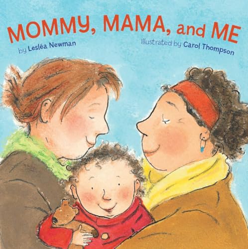 book title with illustration of baby with two moms