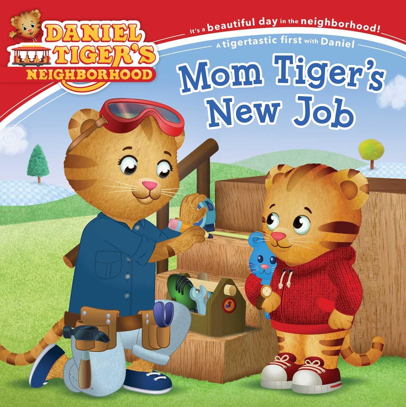 title and illustration of Daniel Tiger and Mom Tiger