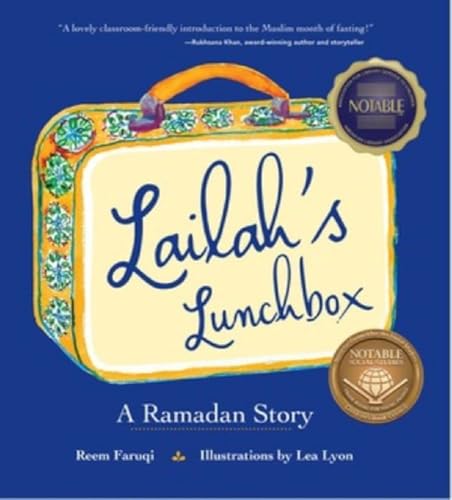 book cover with title and author and ilustration of a lunch box