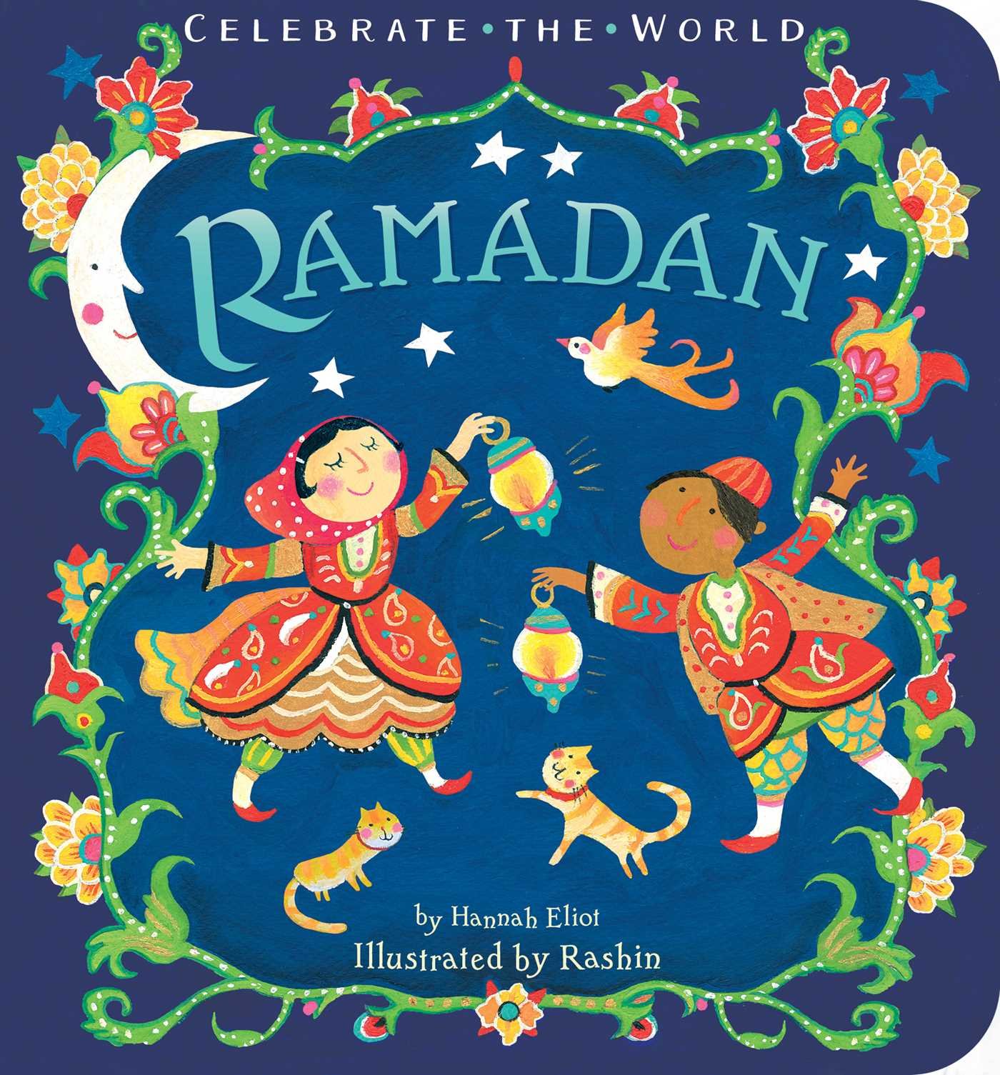 Book cover with title and author and colorful illustration of children