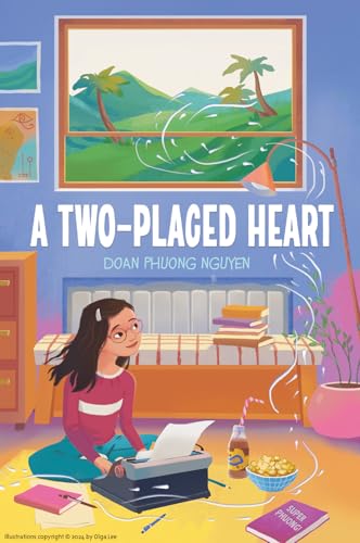 book cover with illustration of girl looking out a window