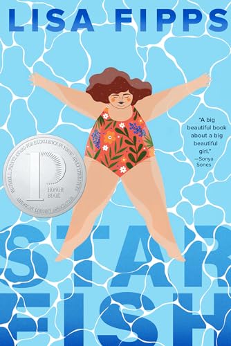 cover with illustration of a girl floating in a pool