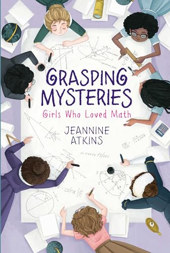 cover with illustrations of women working on math problems