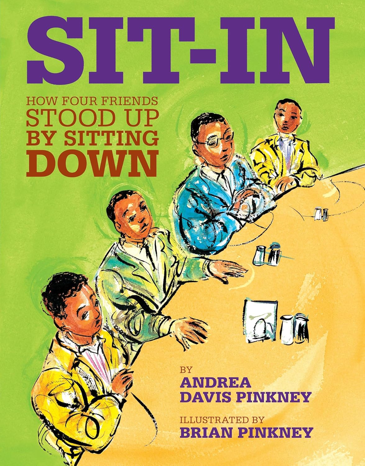 Cover image for "Sit-In" by Andrea Davis Pinkney