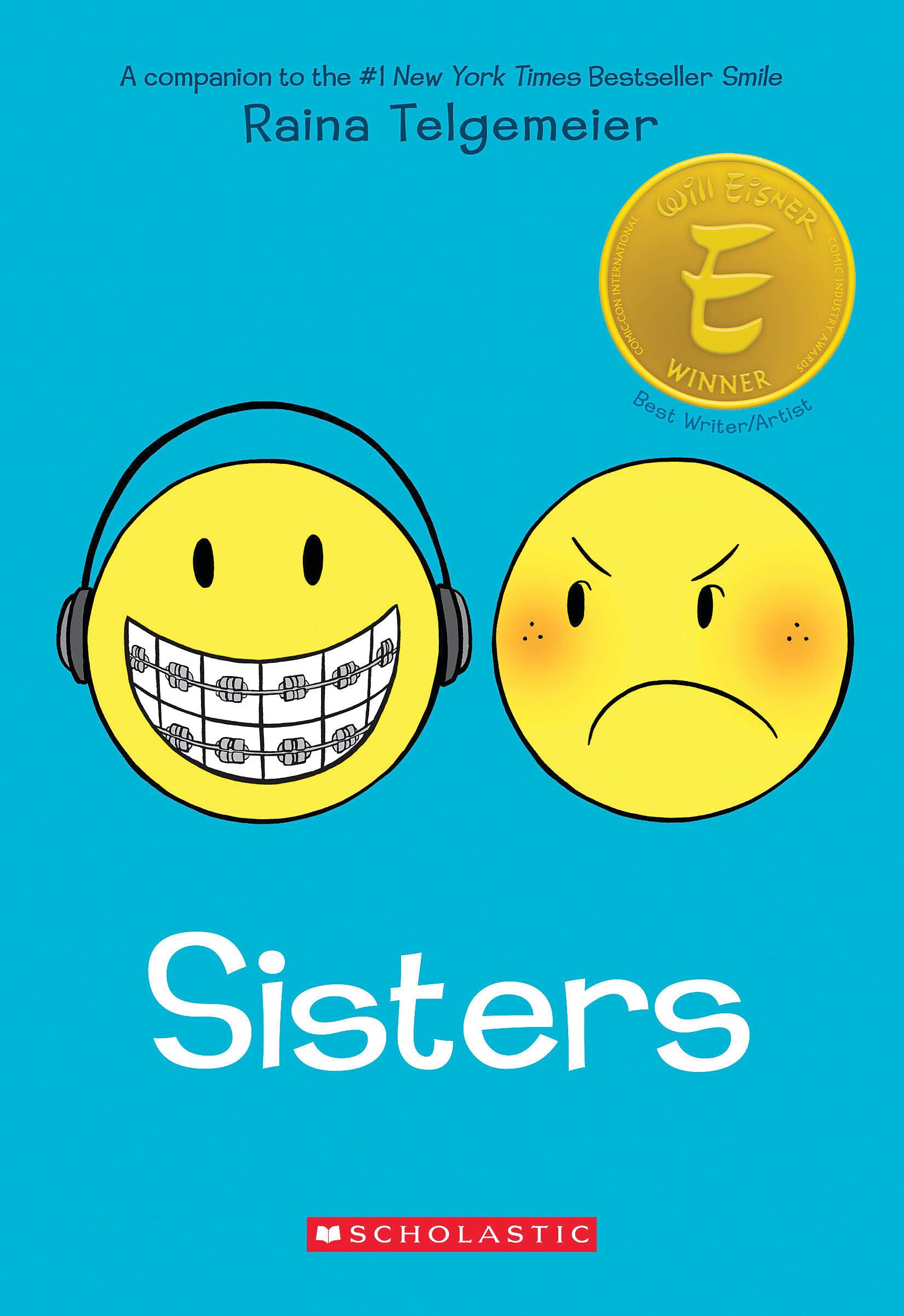 cover with illustration of two yellow smiley faces, one happy and one scowling