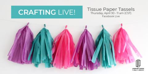 tissue paper tassel