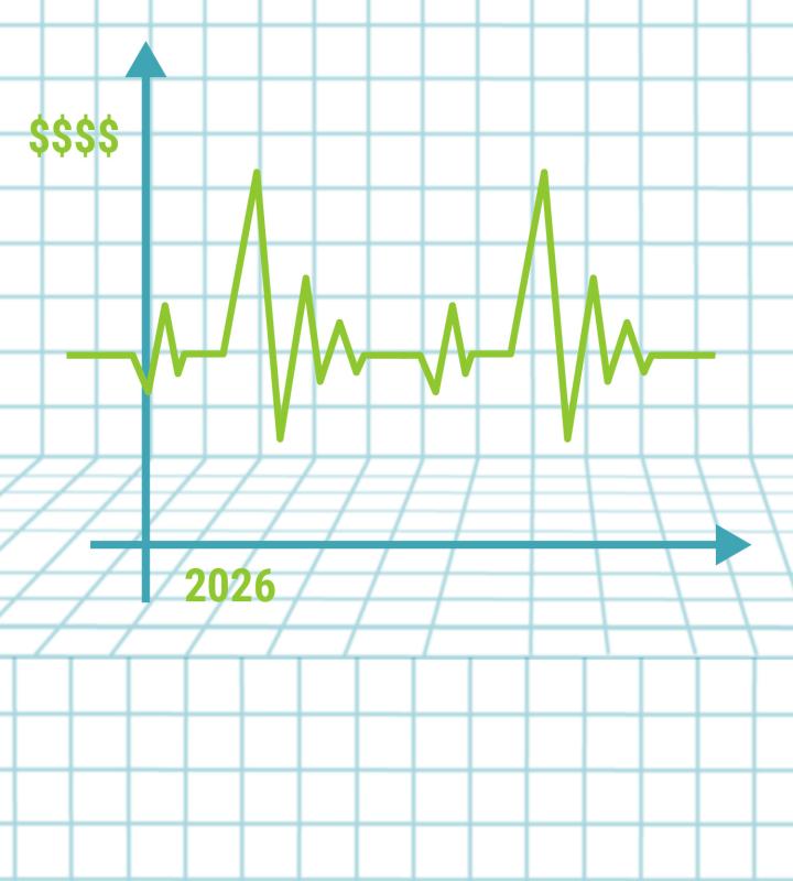 grid line background with graph and heart monitor line